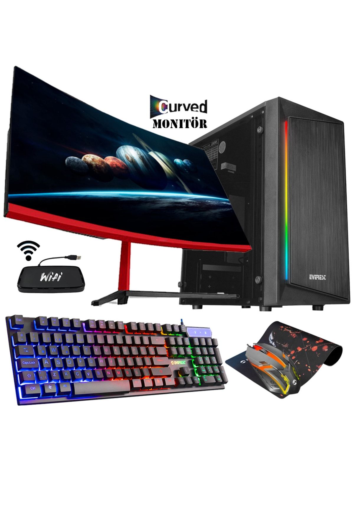 Office X60 I5-3470 16gb Ram 256gb Ssd 500gb Hdd 23.8" Fullhd Ofis Masaüstü Bilgisayar