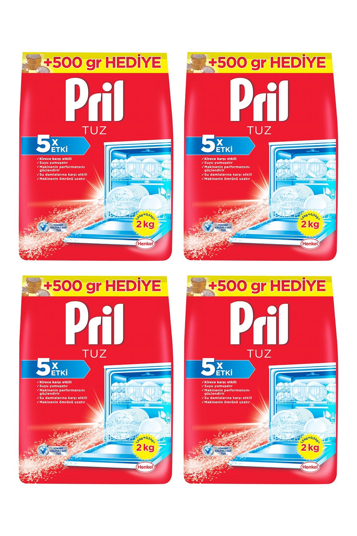 Bulaşık Makinesi Tuzu 4 X 2 Kg