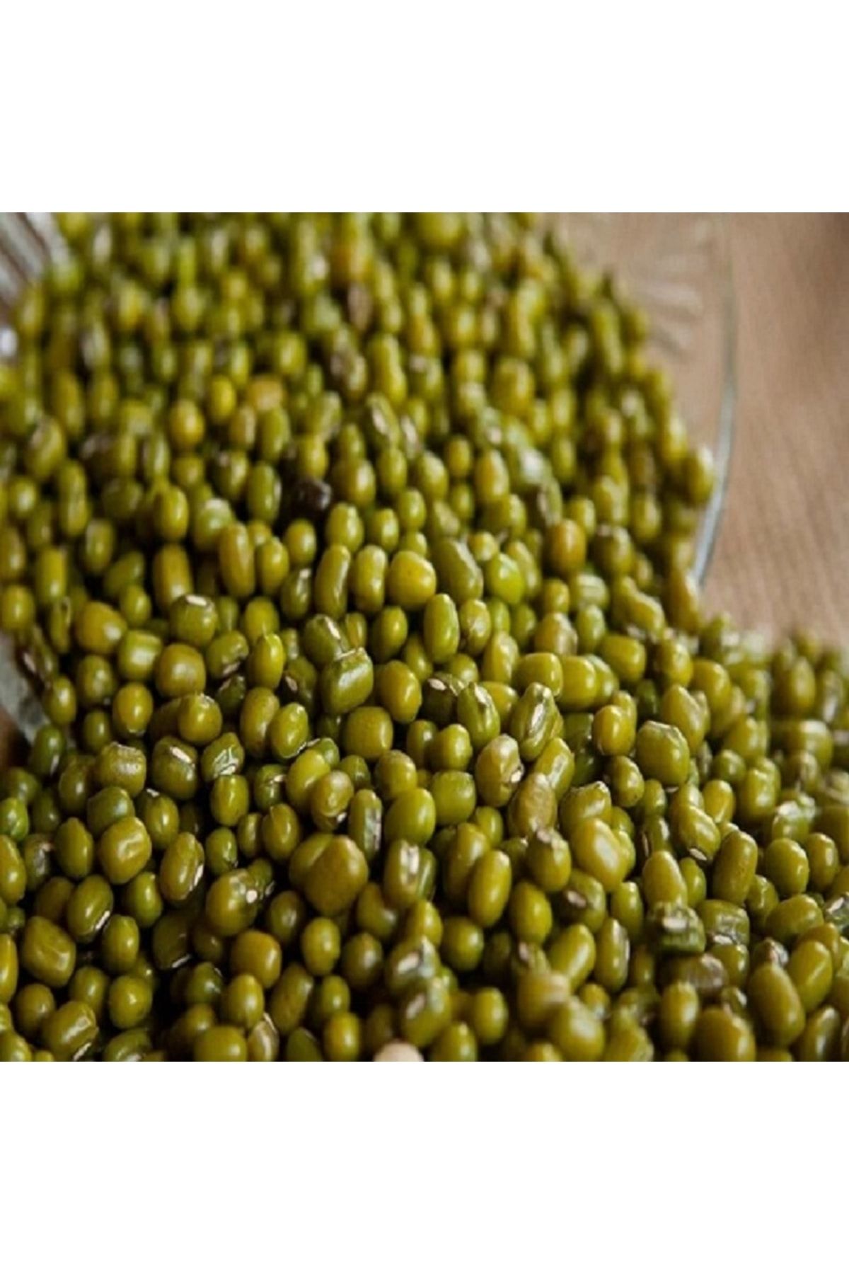 Maş Fasulyesi Glutensiz Yüksek Protein Lif, Tam Yeşil Tane 1 Kg