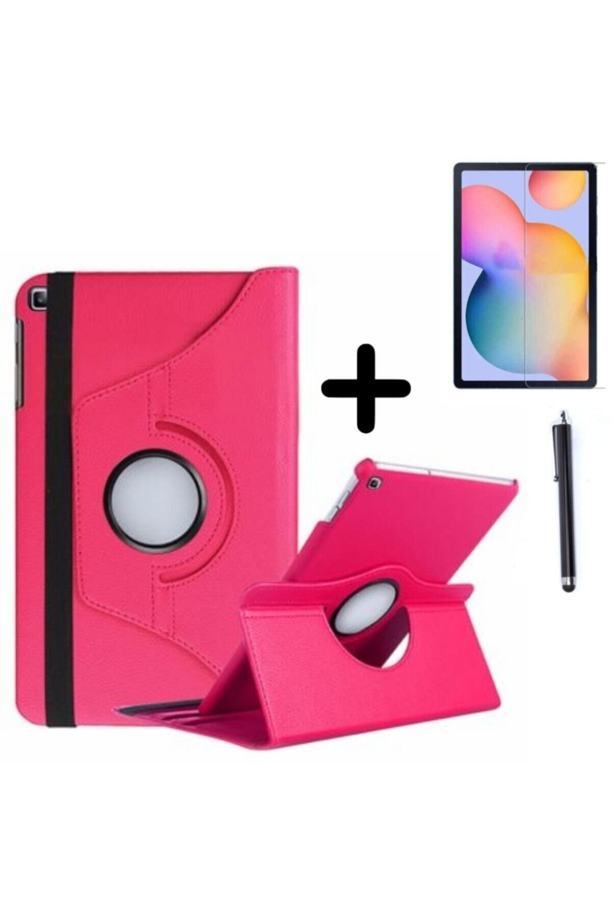 Samsung Galaxy Tab A7 Lite Sm-t220 Dönebilen Tablet Kılıfı+ekran Koruyucu+kalem Seti