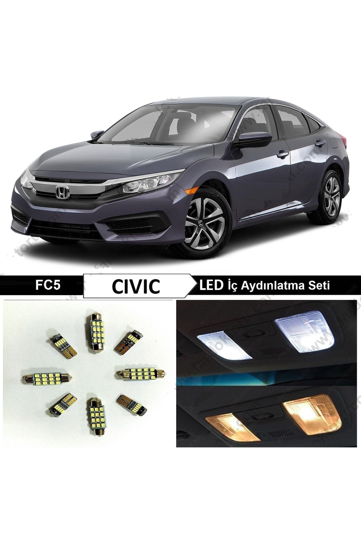 HONDA CİVİC FC5 LED İÇ AYDINLATMA SETİ