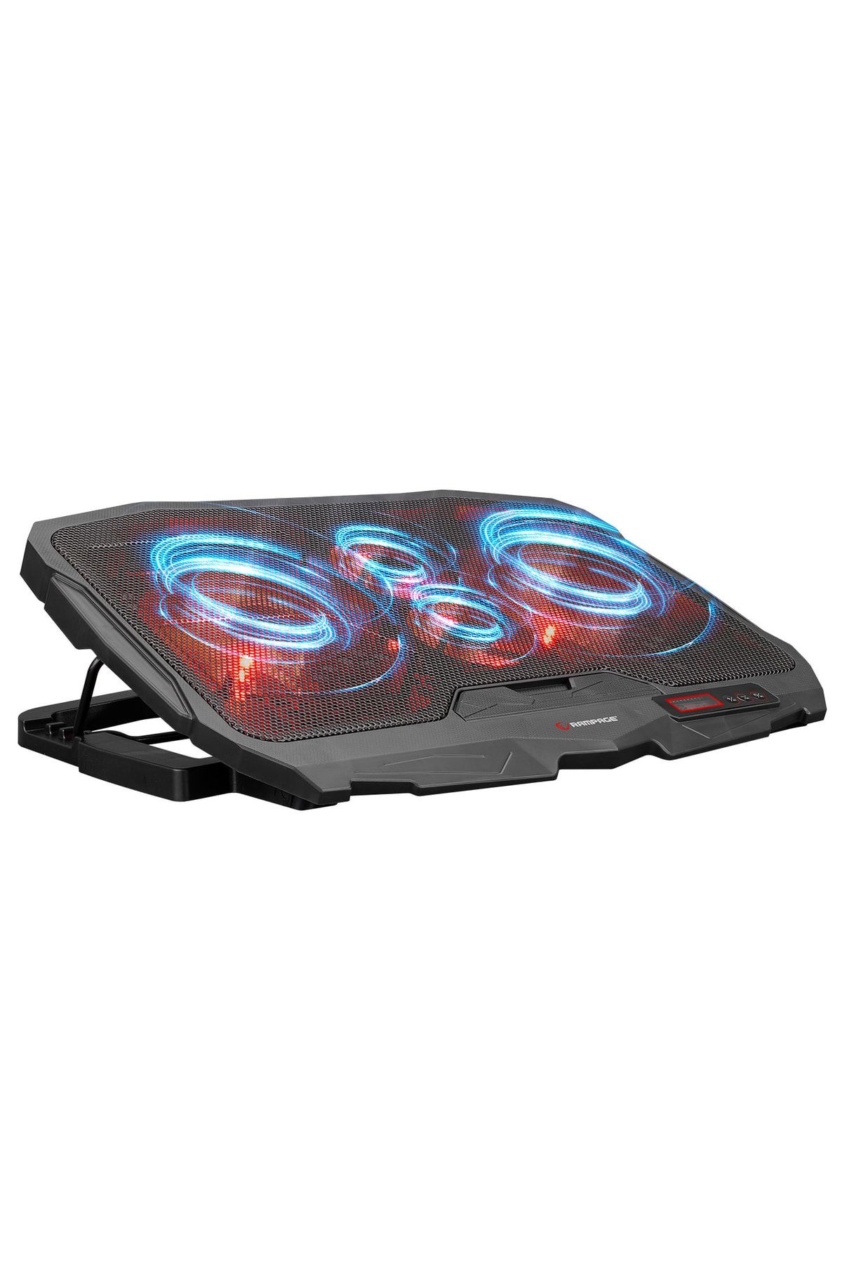 Ad-rc4 Işıklı Gaming Laptop Soğutucu 2x125mm 2x70mm 15-17 Notebook Soğutucu Stand