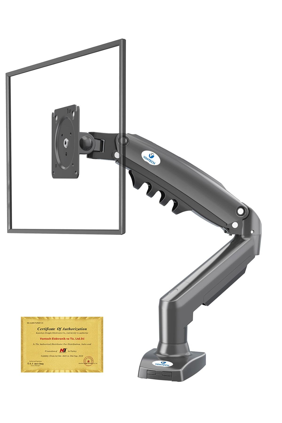 North Bayou F80 17-30" Amortisörlü 2-9 Kg Monitör Askısı 2022 -2023 Versiyon