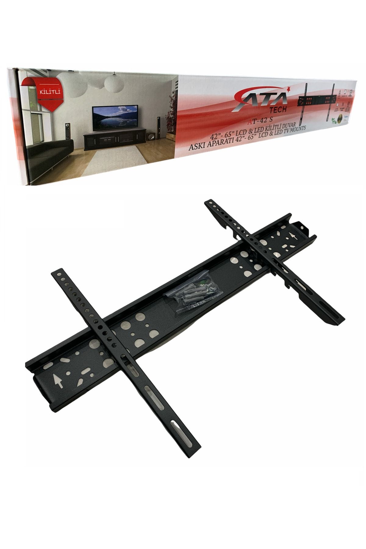 42"-55''-58"-65"ınch Inç 139 Ekran Smart 4k Ultra Hd Led Tv Sabit Duvar Askı Aparatı