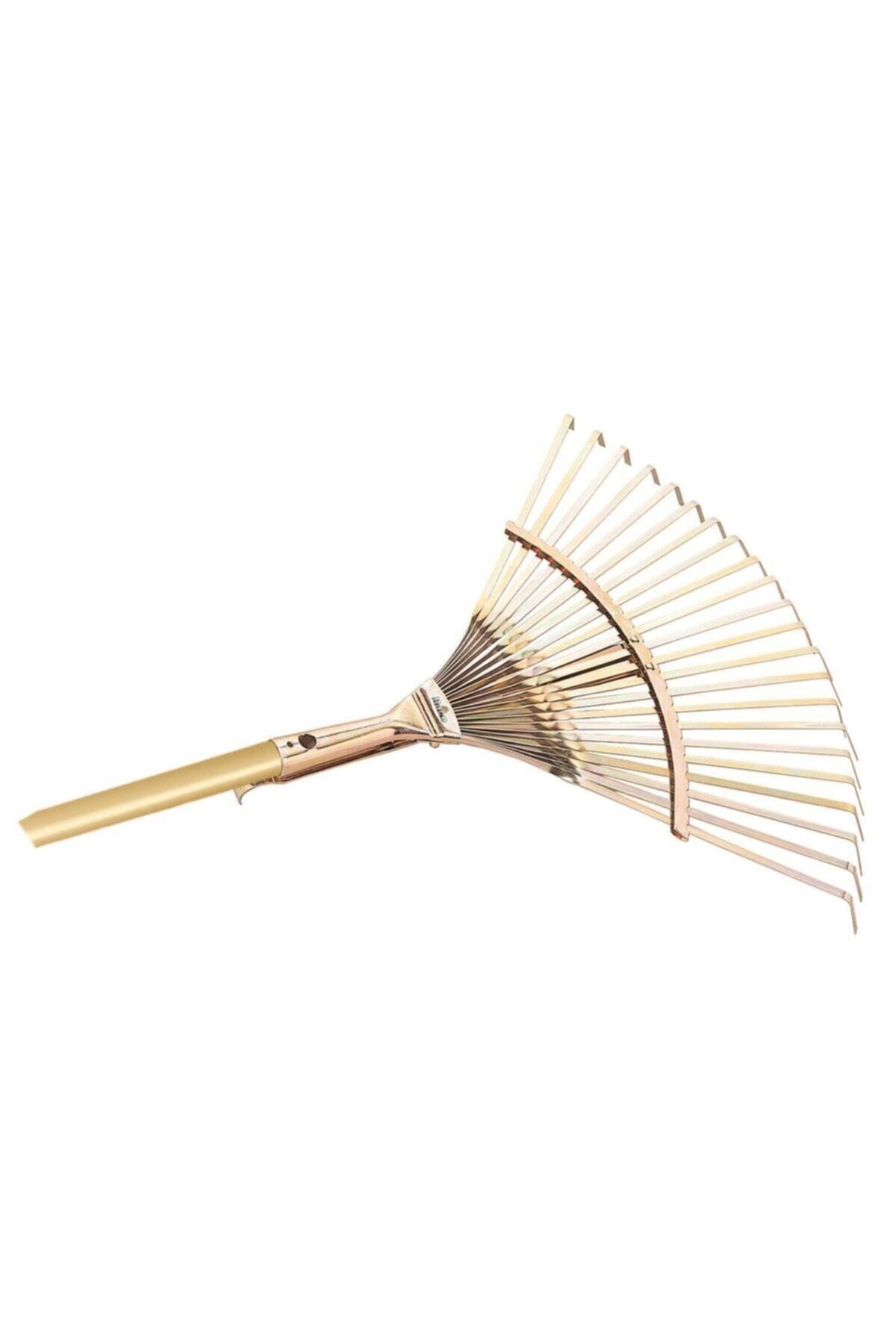 Raco 53733 Ahşap Saplı Ayarlı Metal Çim Ve Yaprak Toplama Tırmığı 30-45 Cm