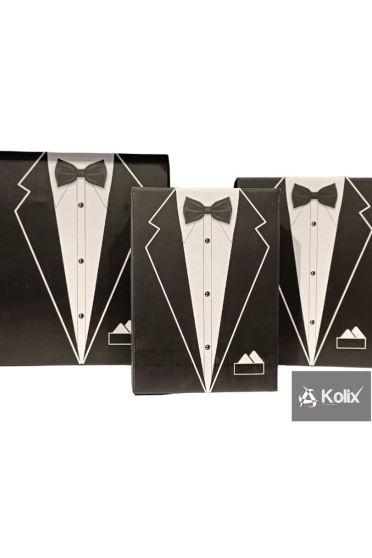 Damat Bohçası-damat Kutusu-çeyiz Kutusu-hediye Seti-hediye Kutusu 3'lü Set