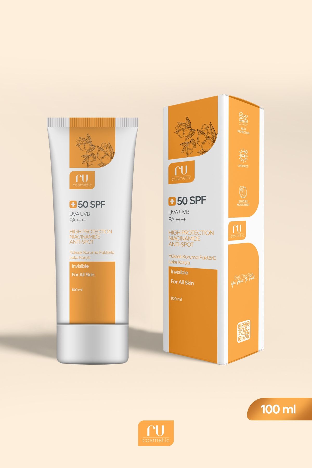 Leke Karşıtı Yüksek Korumalı Spf 50+ Güneş Kremi 100 Ml.