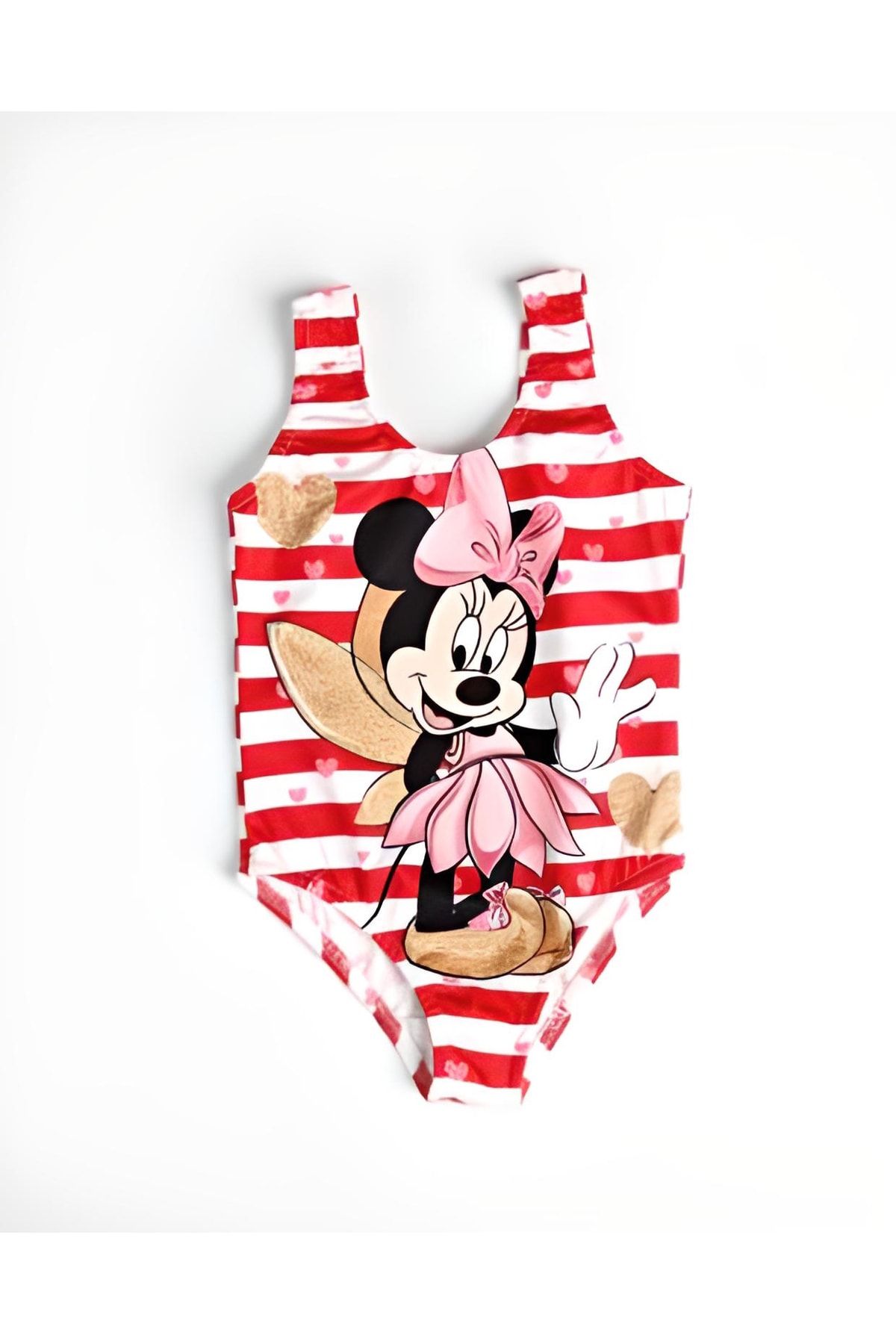 Kız Çocuk Mickey Maouse Kırmızı Mayo