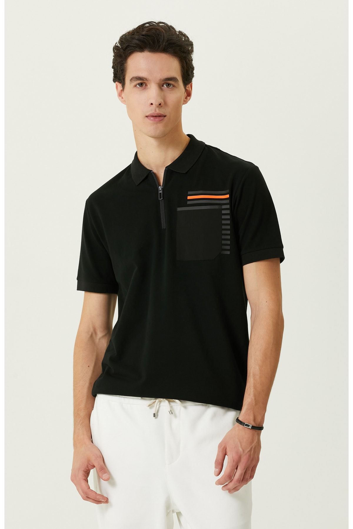 Siyah Baskılı T-shirt