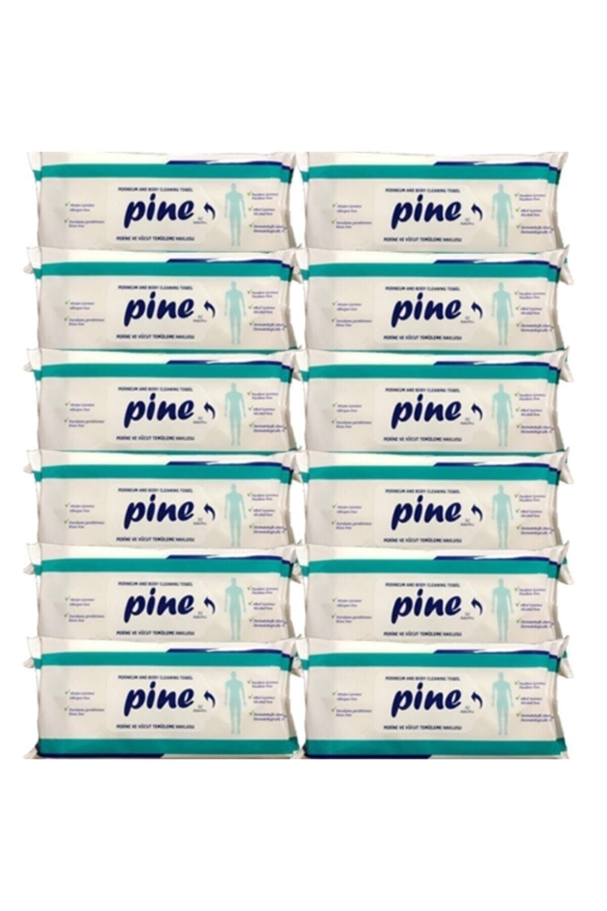 Alkolsüz Hasta Perine Ve Vücut Temizleme Havlusu 50 li X 12 Paket