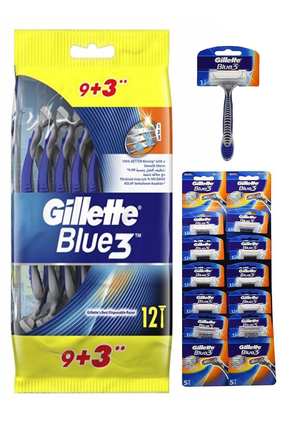 Blue3 Kullan At Tıraş Bıçağı 12'lı