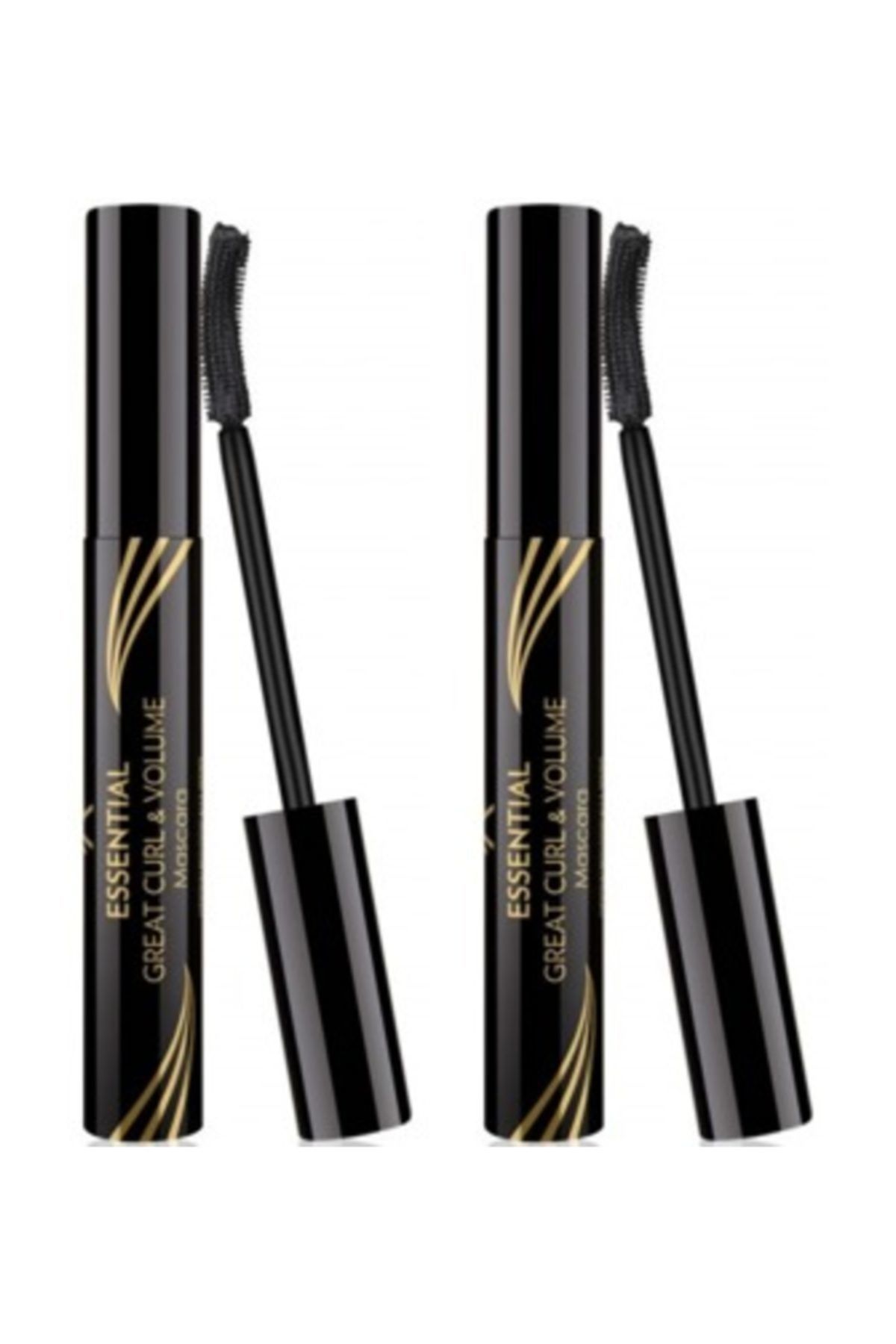 Kıvrım & Hacim Etkili Siyah Maskara - Essential Great Curl & Volume Mascara x 2 Adet