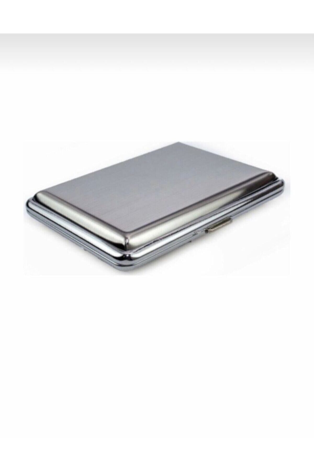 Metal Sigara Tabakası Slim Sigara Kutusu