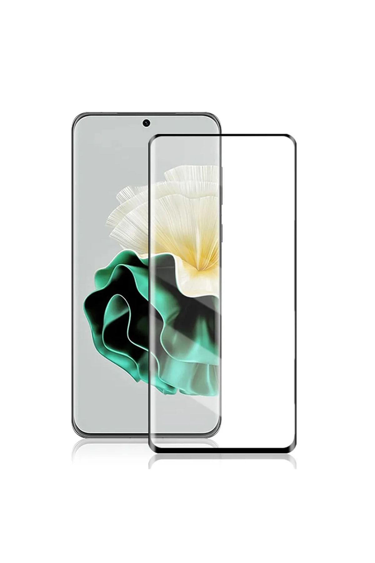 Huawei P60 / P60 Pro Için 3d Curved Tam Kaplayan Kavisli Tempered Cam Ekran Koruyucu - Al3282