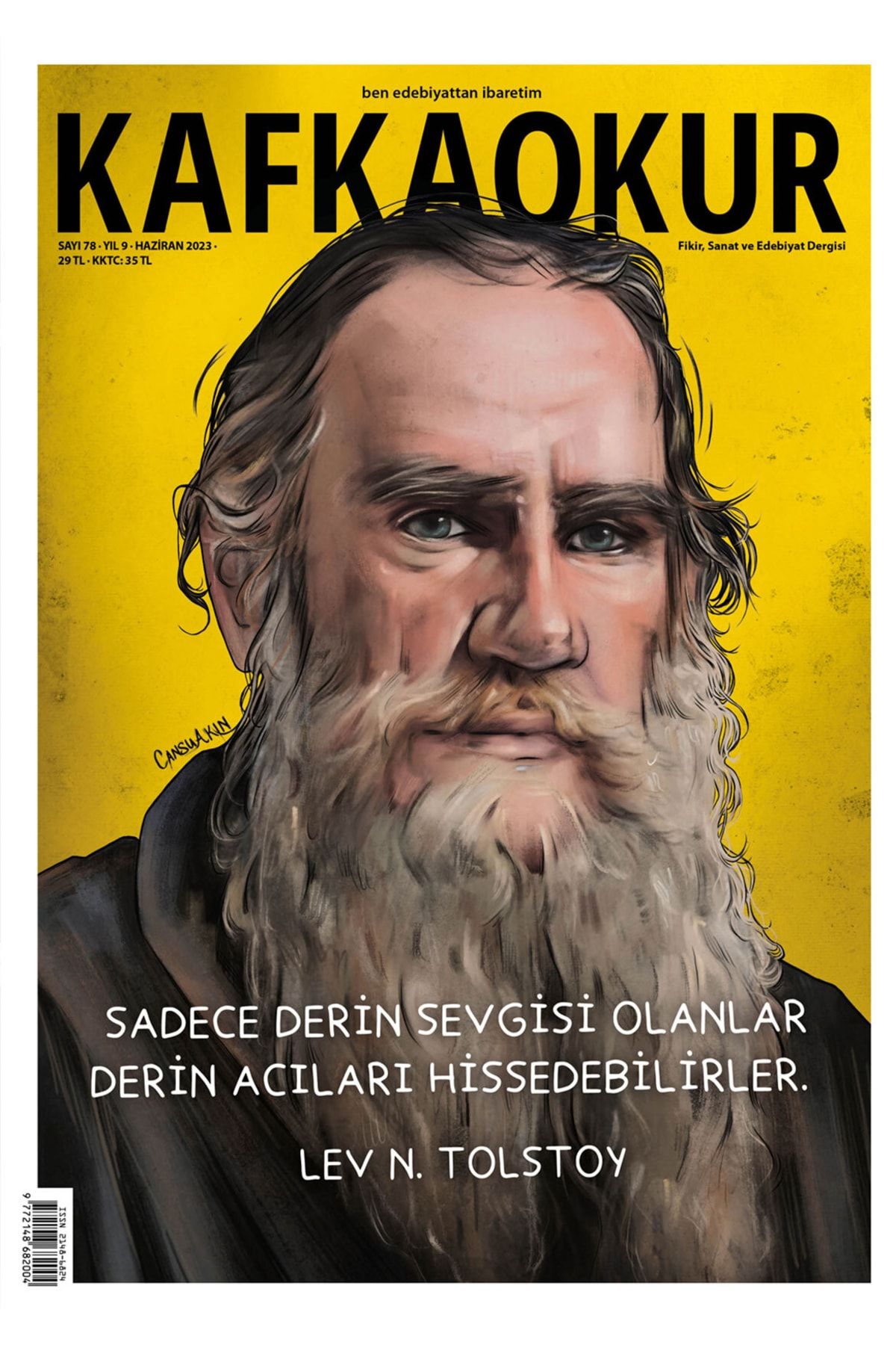Kafkaokur Sayı 78 - Lev N. Tolstoy - Haziran 2023