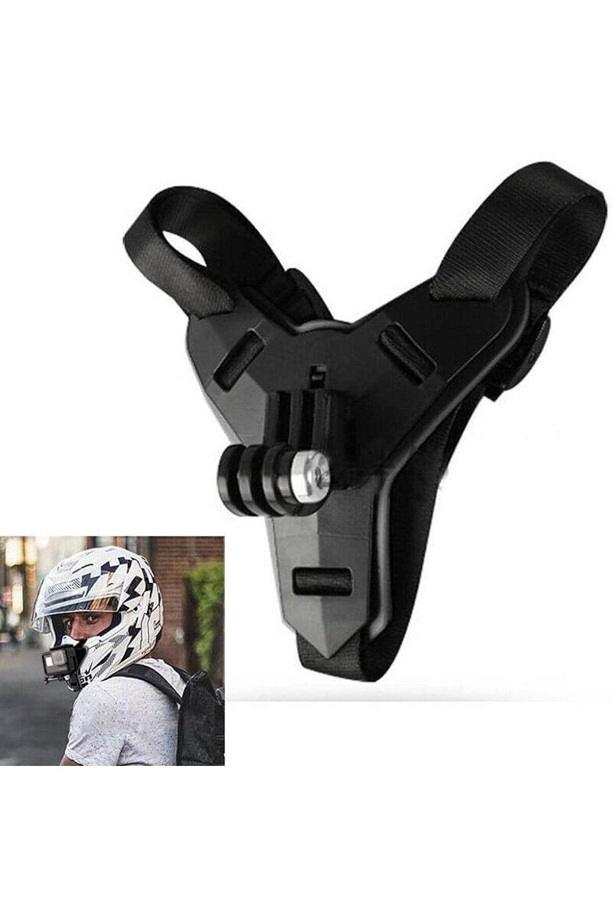 Aksiyon Kamera Kask Alt Çene Bağlantı Aparatı