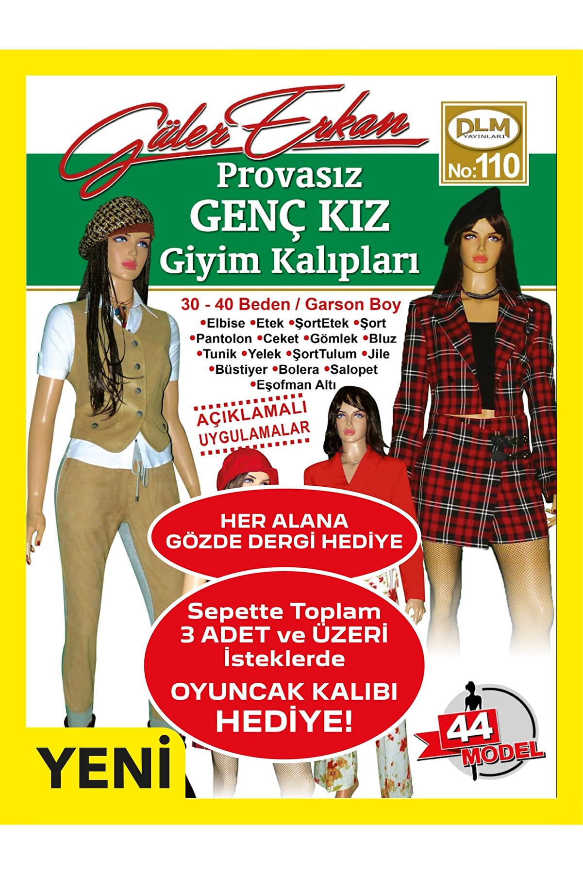 Provasız Genç Kız Giyim Kalıpları