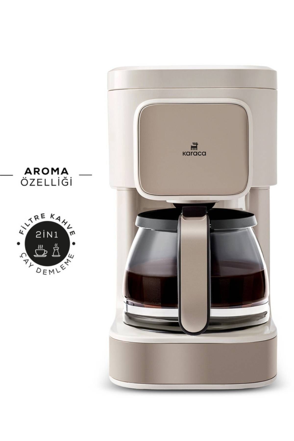 Just Coffee Aroma 2 In 1 Filtre Kahve Ve Çay Demleme Makinesi Latte