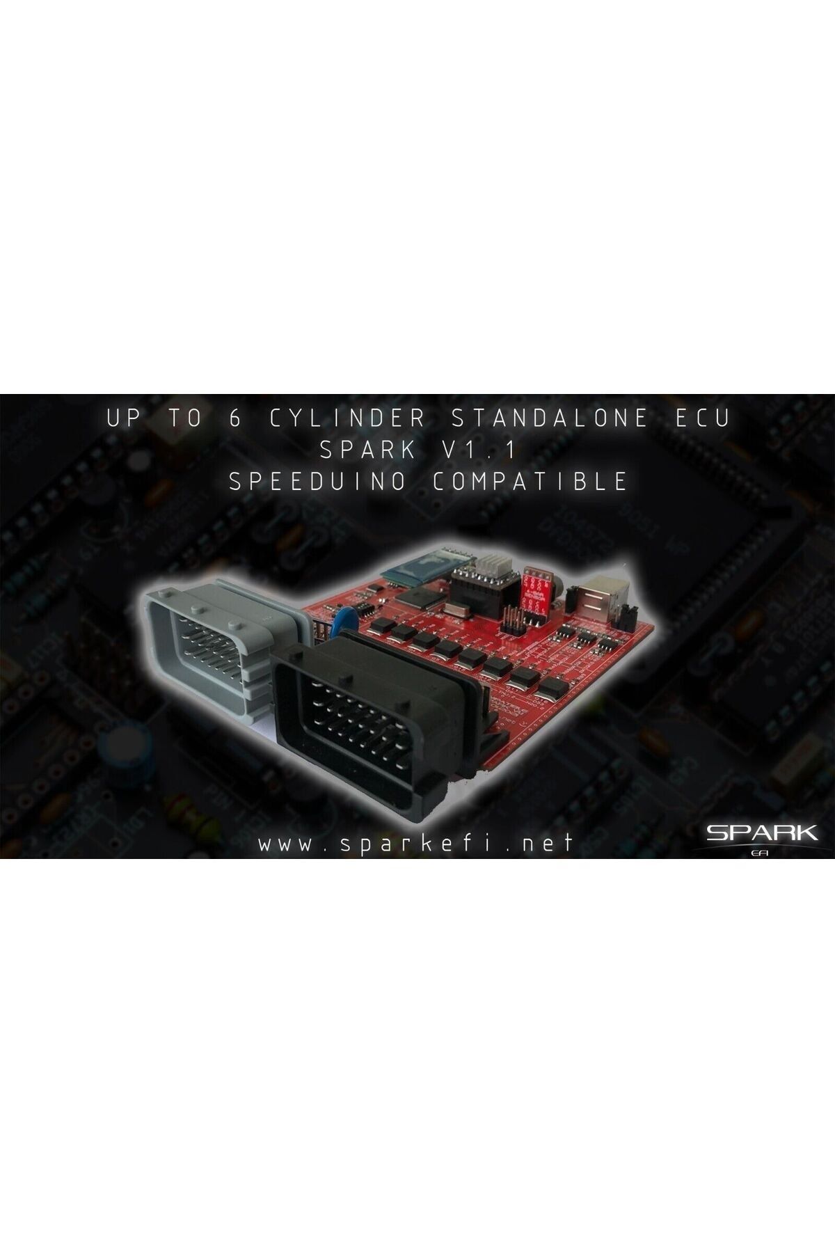 SPEEDUINO SPARK V1.1 STANDALONE ECU BEYİN 6 SİLİNDİR'E KADAR UYUMLU MAX9926 DRV8825 BLUETOOTH