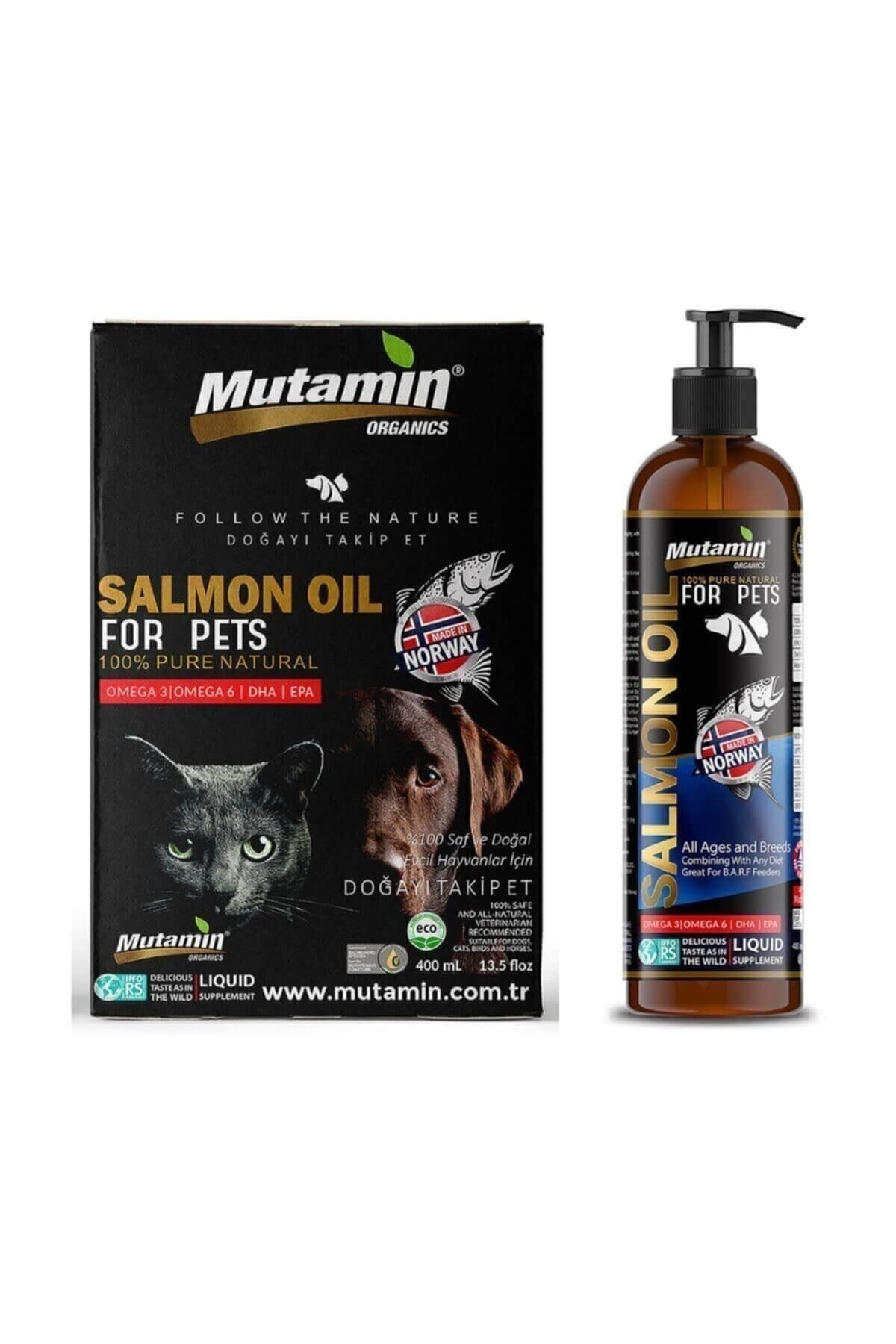 Mutamin Organıcs Kedi Ve Köpekler Için Norveç Somon Balık Yağı 400 Ml