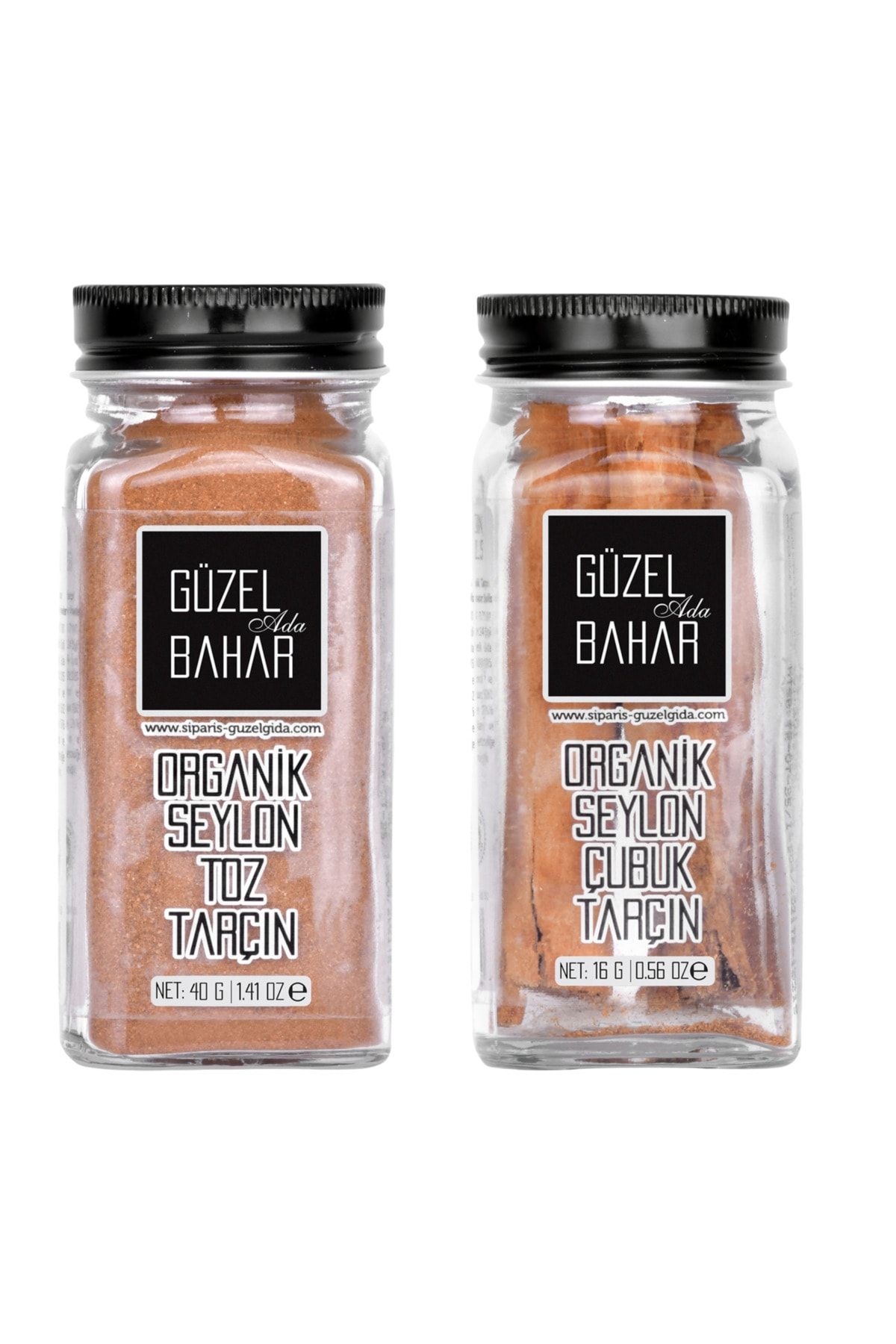 Organik Seylon Toz Tarçın + Seylon Çubuk Tarçın