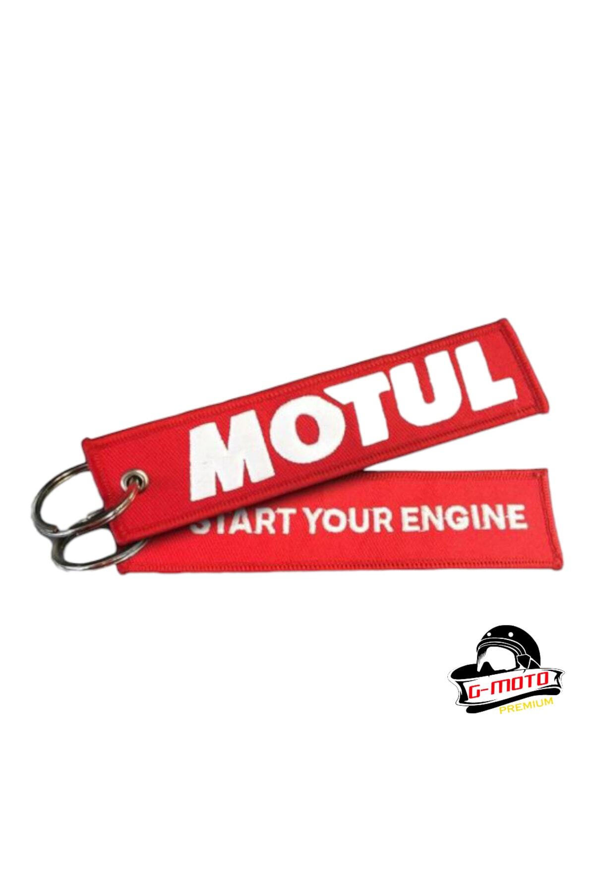 Motor Anahtarlık Kumaş Orj Stiker