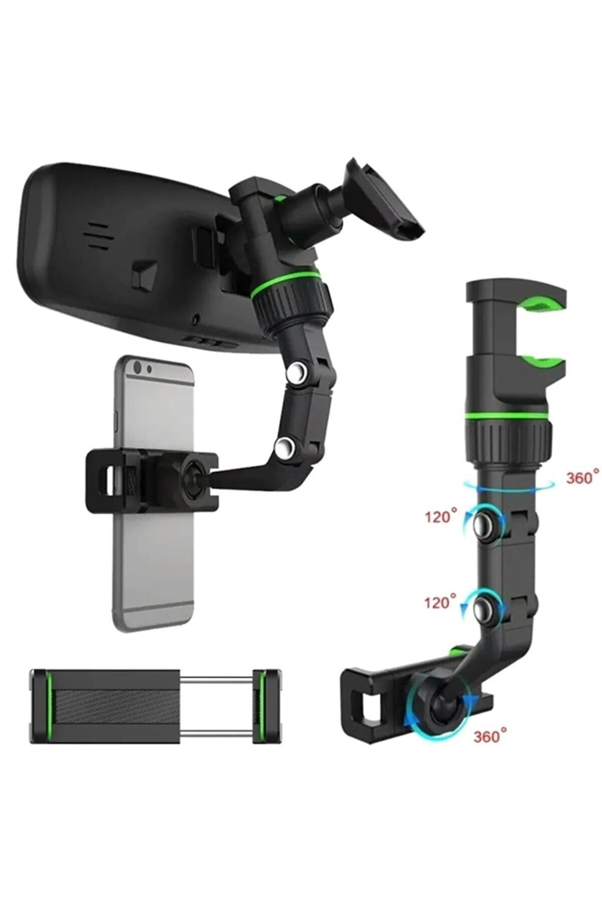 Dikiz Aynası Telefon Tutucu,masaüstü, Koltuk Arkası Telefon Tutacağı Car Holder(AÇIKLAMAYI OKUYUNUZ)