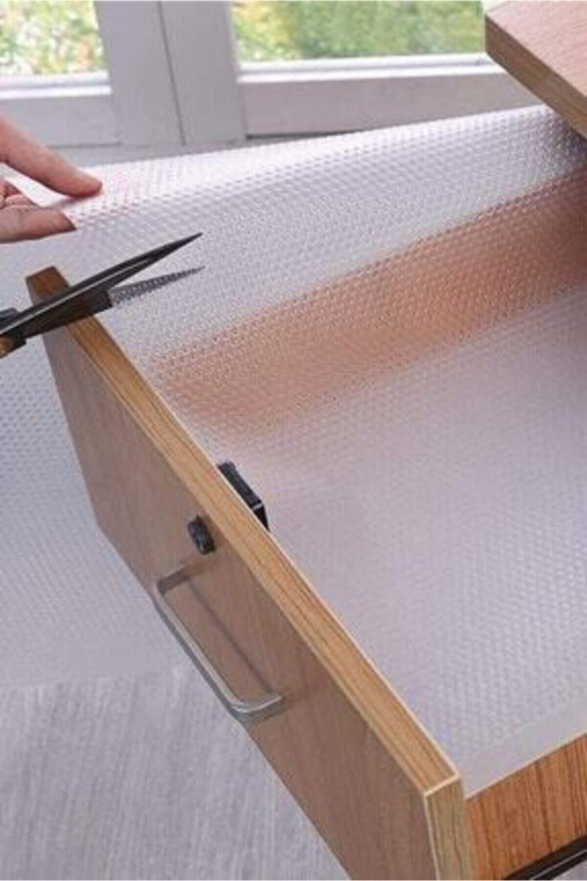 45cm X 10 Metre Şeffaf Kaydırmaz Çekmece Dolap Ve Raf Örtüsü