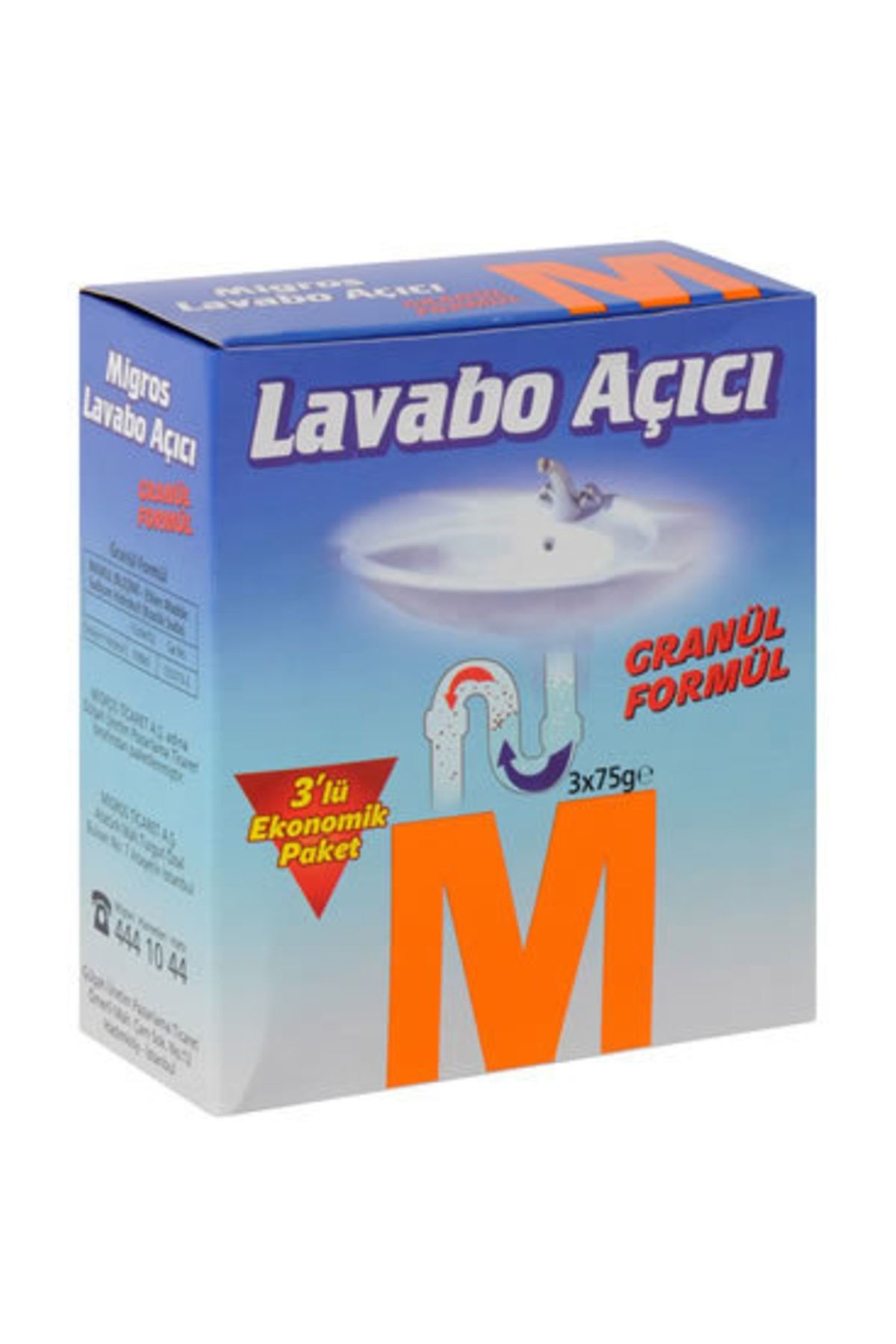 Lavabo Açıcı  3X75 G
