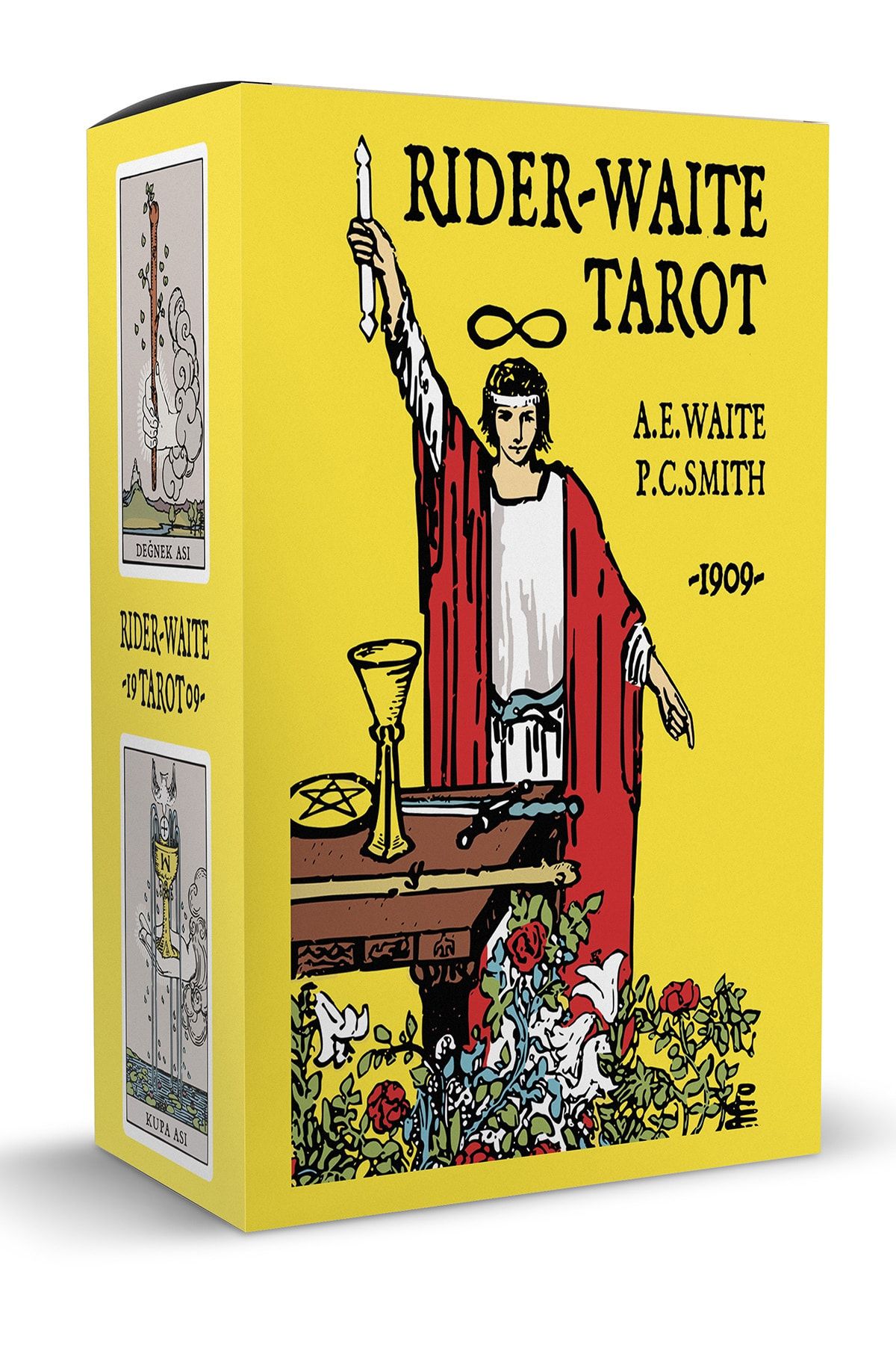 Rider-waite Tarot Orijinal - 78 Kartlık Klasik Deste Ve Tarot’un Görsel Anahtarı Mini Ile Başlangıç