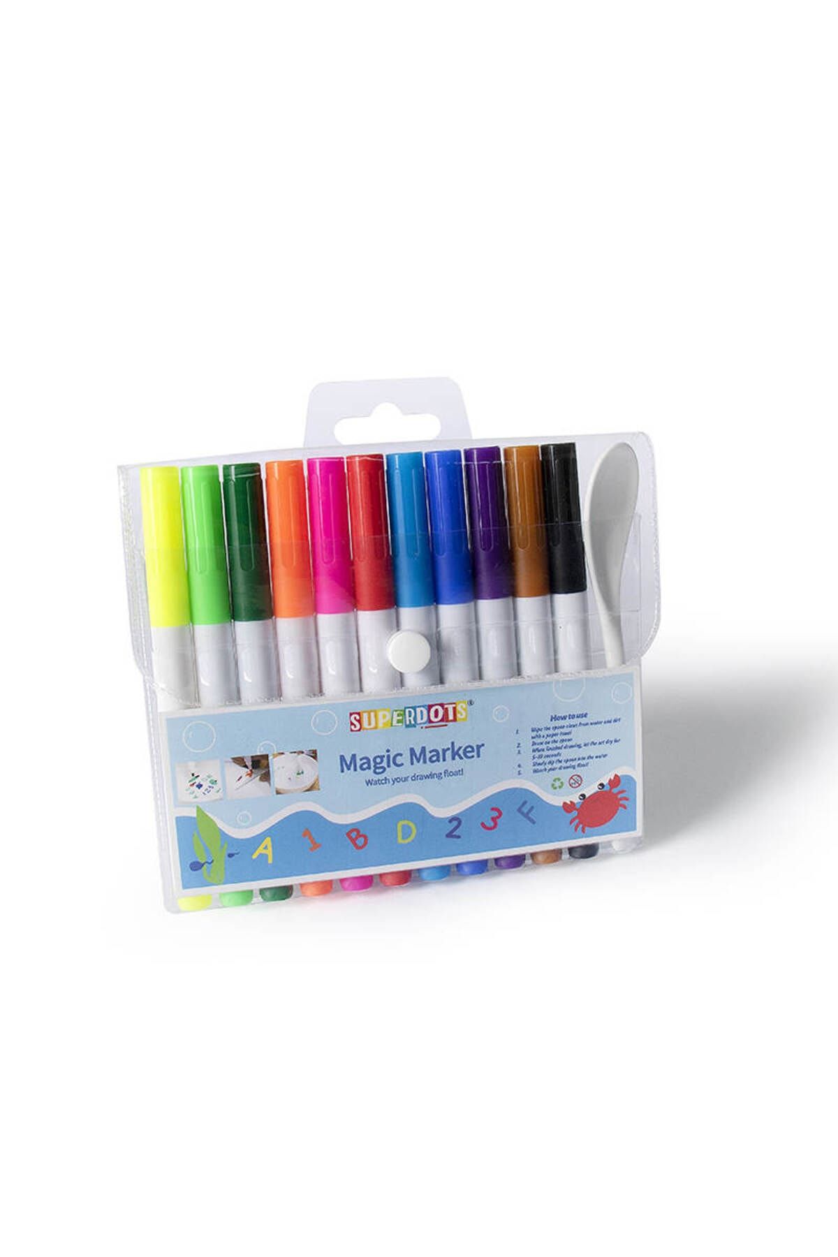 Magical Floating Pen - Çocuklar Için Rengarenk Sihirli Su Boyama Kalemleri ( 11 Renk )