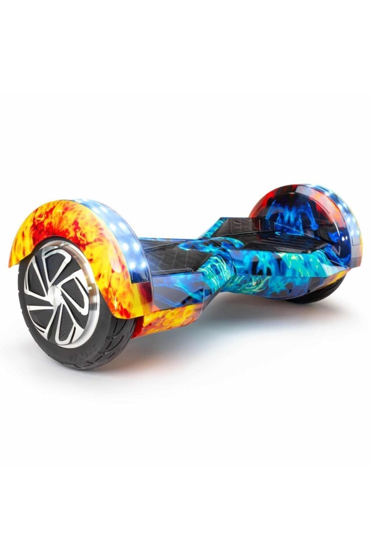 Elektrikli Kaykay Hoverboard 8.5 Inch Ledli Uzay Kasa Bluetooth Grafity 03 - Çantalı