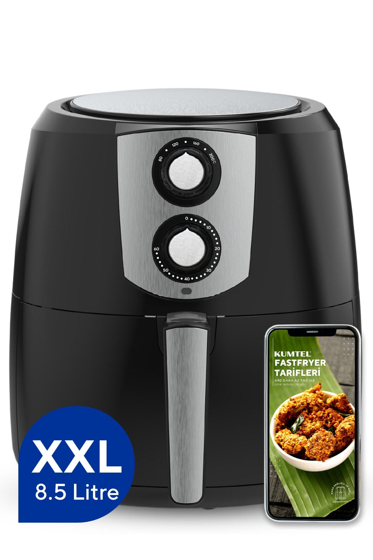 Fastfryer XXL 8.5 Litre ( Yağsız Fritöz Airfryer ) HAF-03