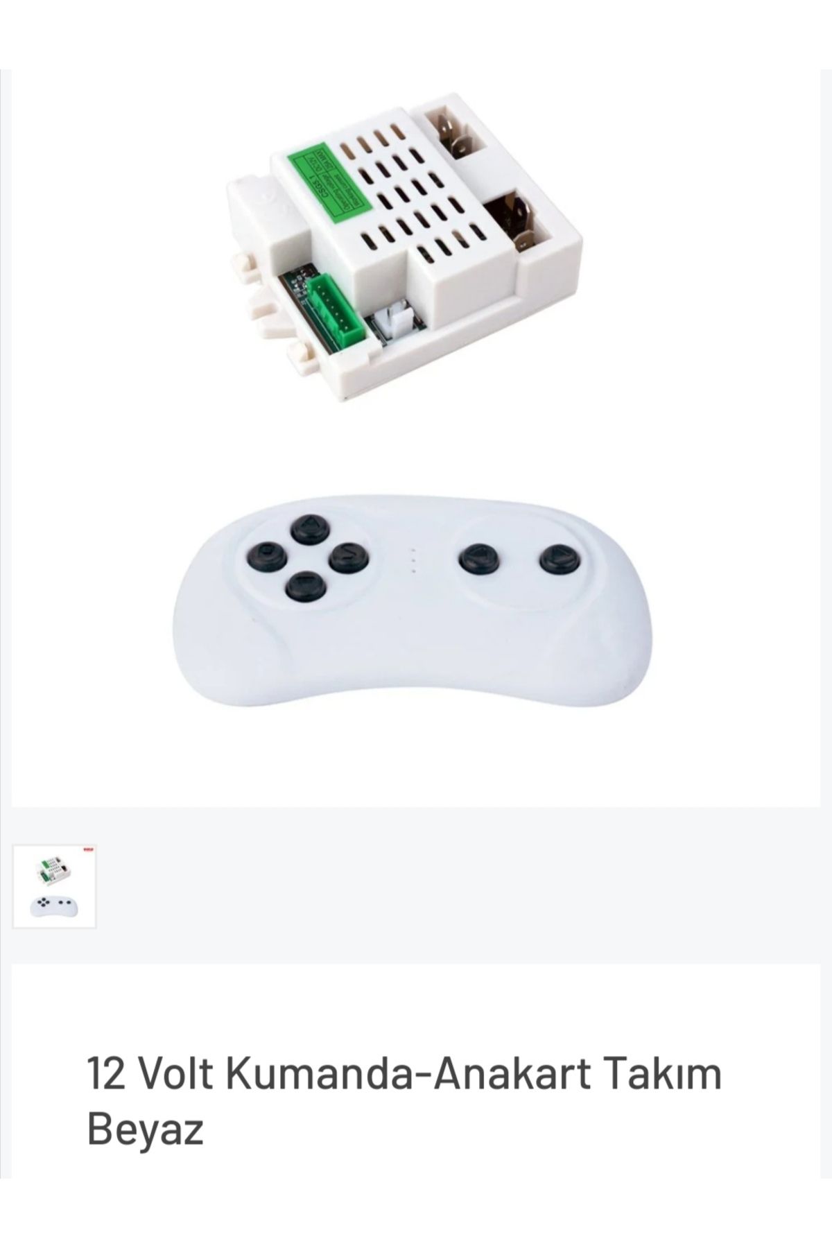 12volt Anakart Kumanda Takım
