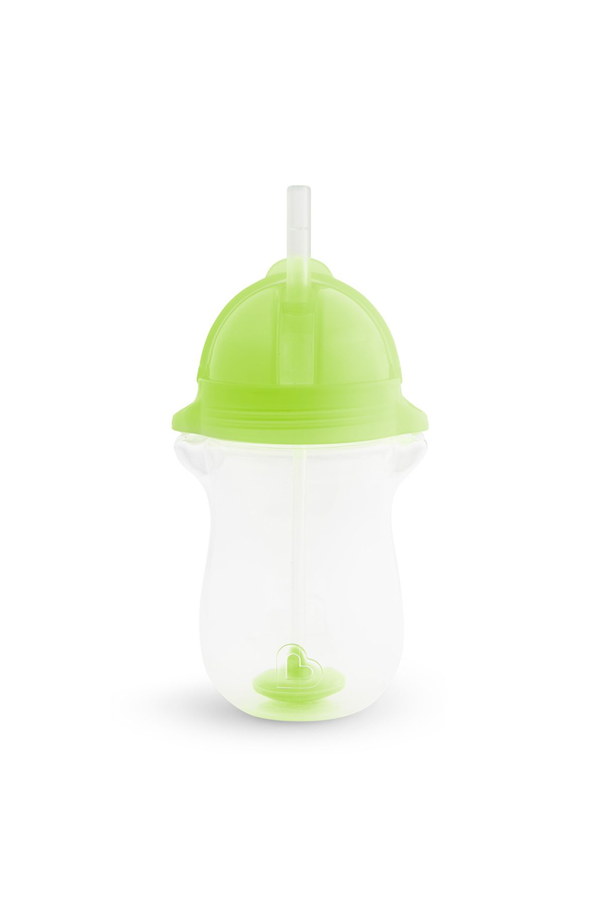 Tıklama Kilitli Uçlu Pipetli Alıştırma Bardağı, 12ay , 296ml, Yeşil, 1 Adet