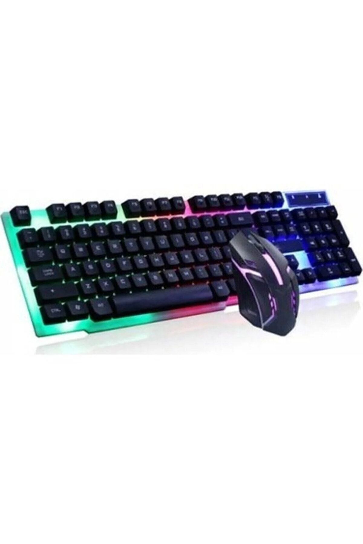 Işıklı Oyuncu Klavye ve Mouse Seti Gaming Set Pg 8017