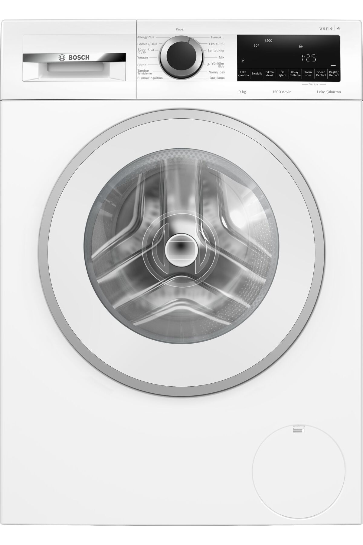 Wga142x2tr 9 Kg 1200 Devir A Enerji Sınıfı Çamaşır Makinesi