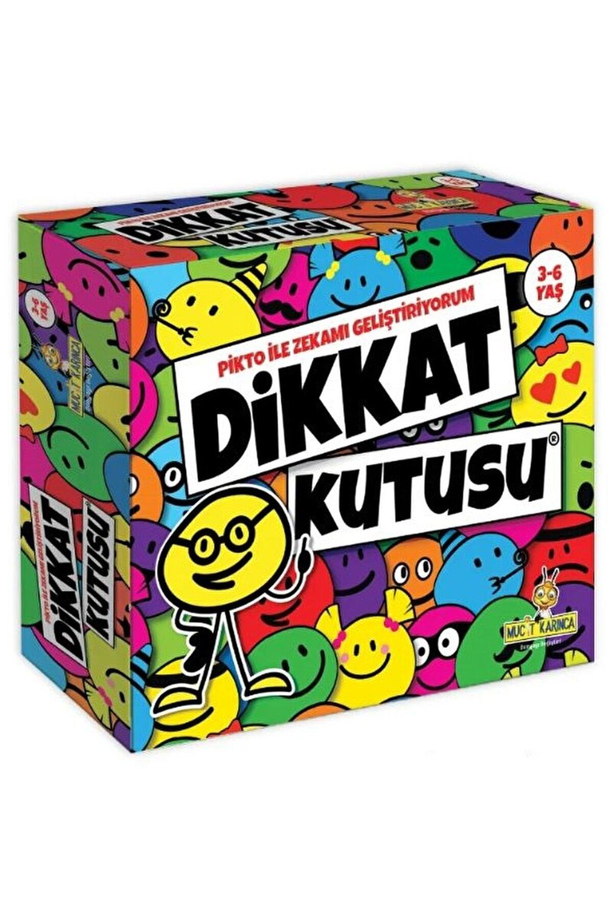 Dikkat Kutusu - Pikto ile Zekamı Geliştiriyorum (3-6 Yaş) / Yükselen Zeka Yayınları / 9786257632263