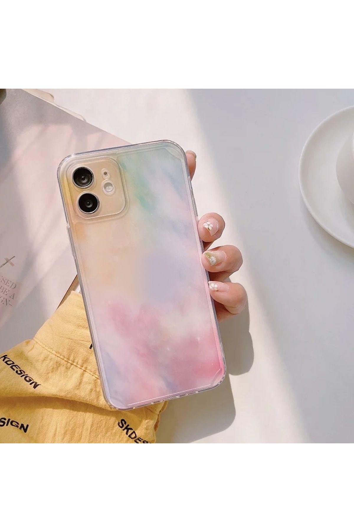 Iphone 11 Uyumlu ( 12 Görünümlü Köşeli ) Kamera Korumalı Kılıf
