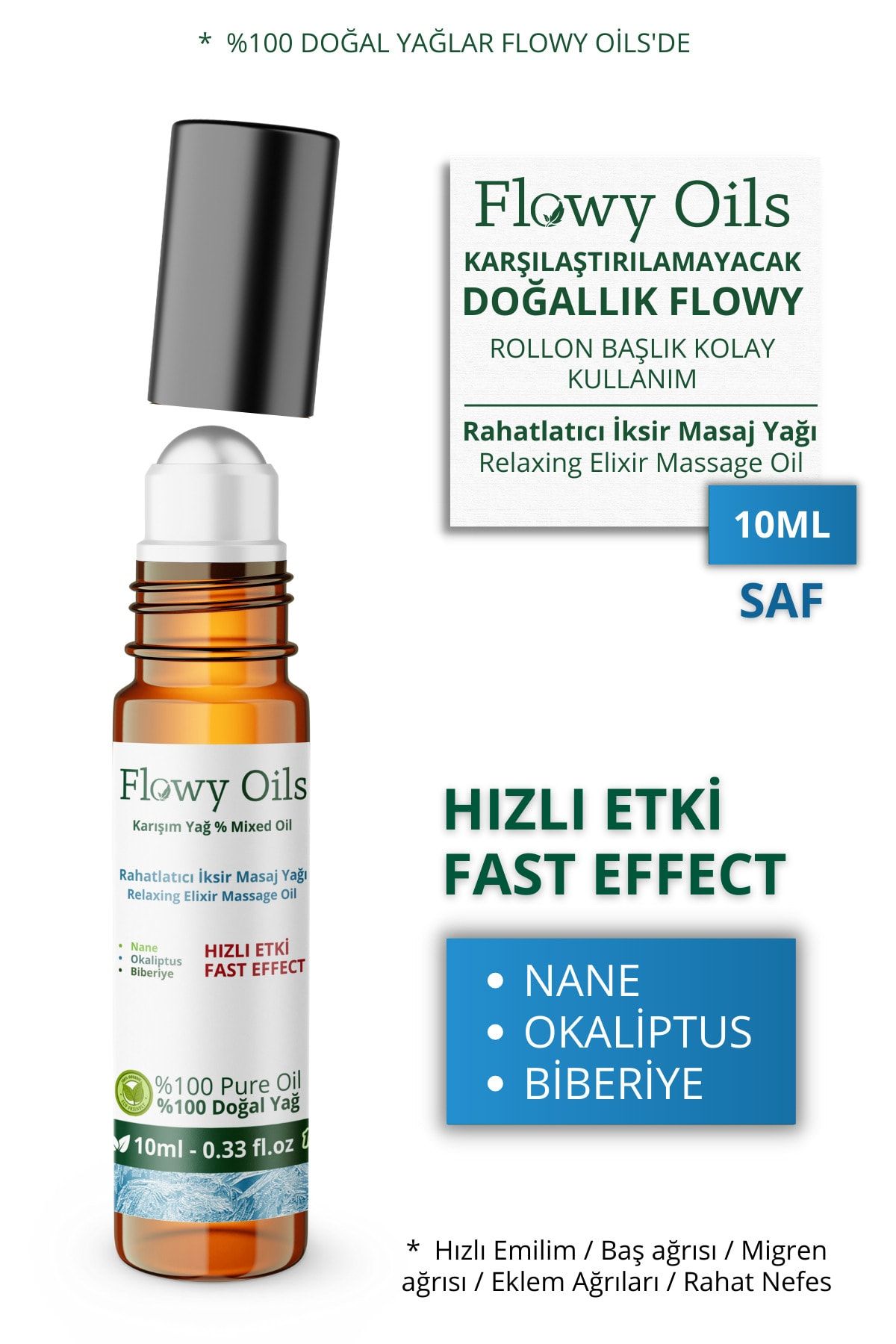 Rahatlatıcı Baş Ağrısı Kesici Ağrı Yağı, Stress Kaygı Yağı Ağrı Kesici