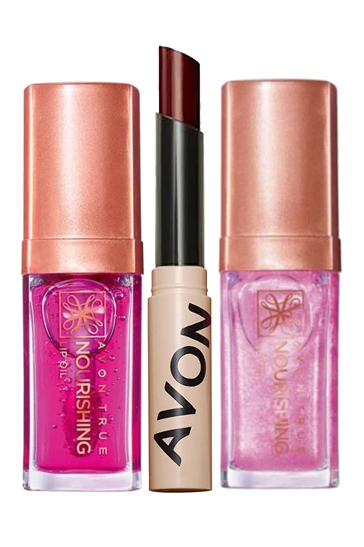 True Nourishing ikili Dudak Yağı ve Plum Tinted Dudak Balmı Paketi