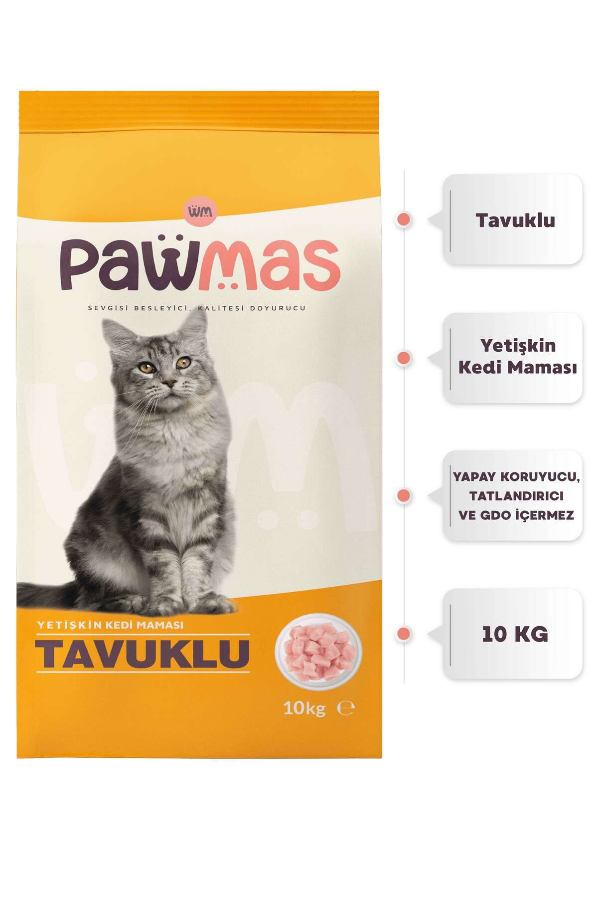 Tavuklu Yetişkin Kedi Maması 10 Kg