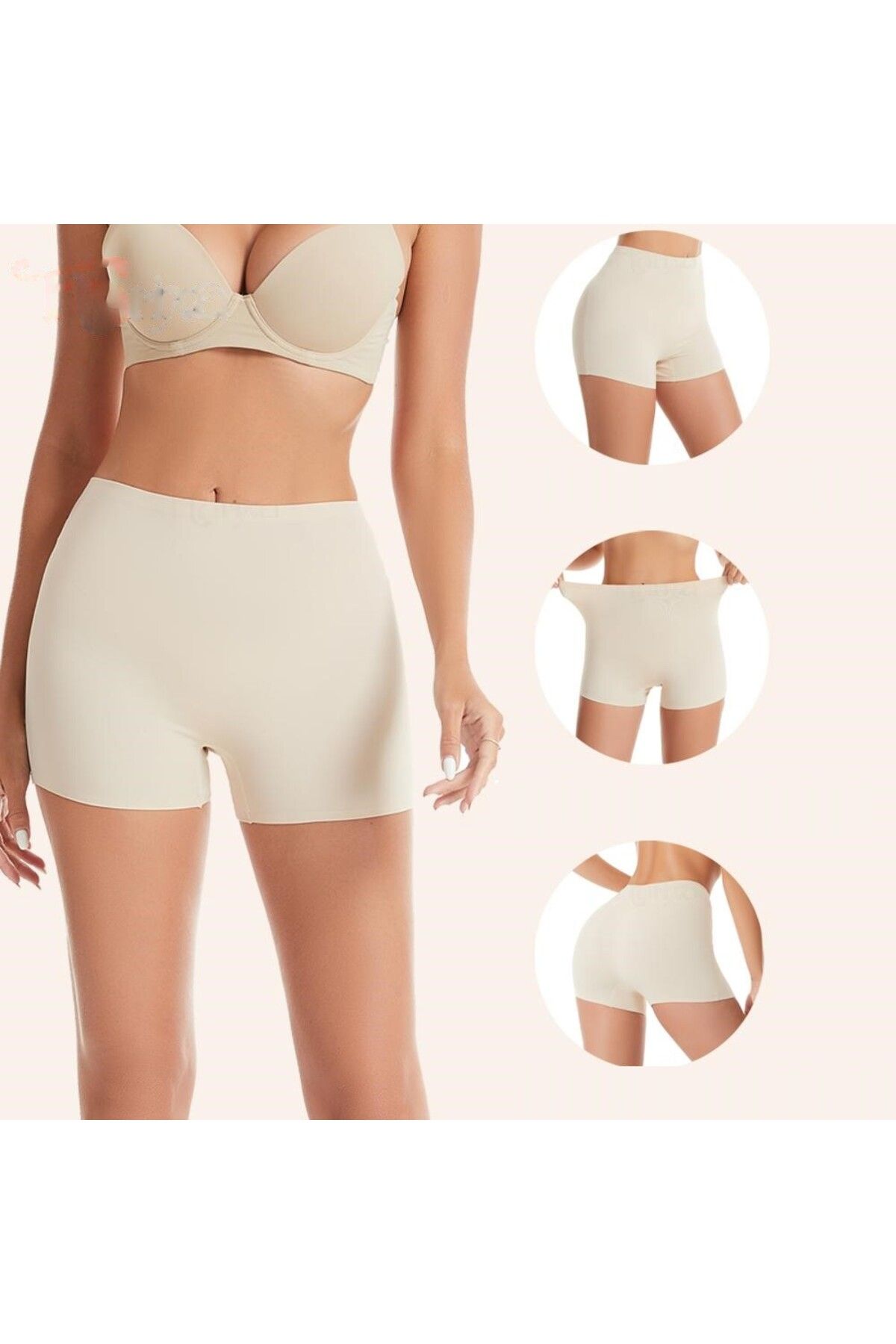Carigna Model Toparlayıcı Ve Sıkılaştırıcı Lazer Kesim İz Yapmaz Boxer Korse Ten Renk