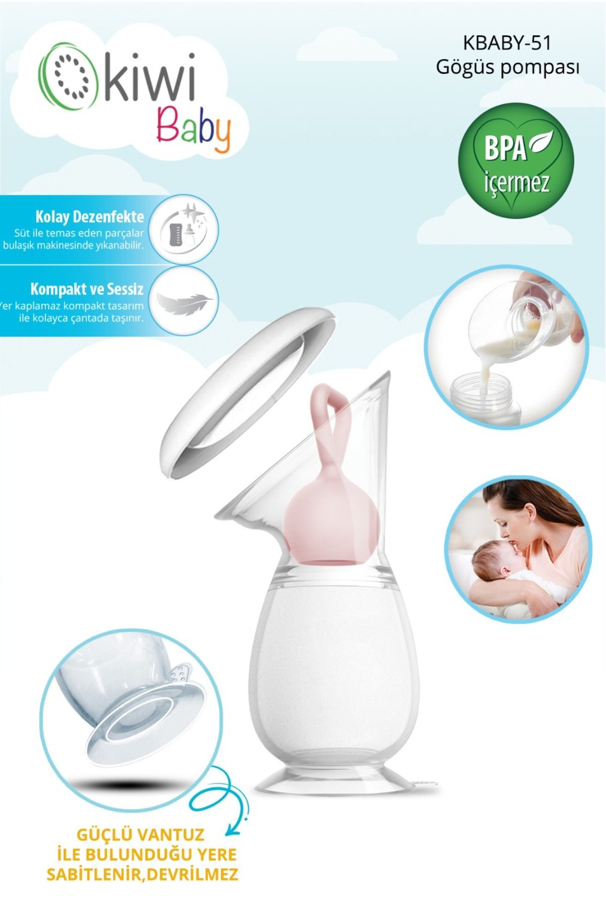 Baby Göğüs Pompası Kbaby 51