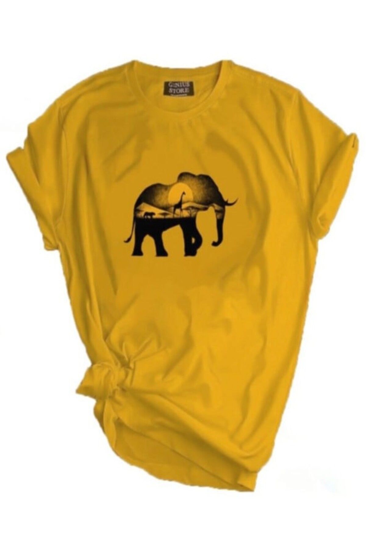 Store Unisex Baskılı Tişört Outdoor Normal Kalıp Tshirt