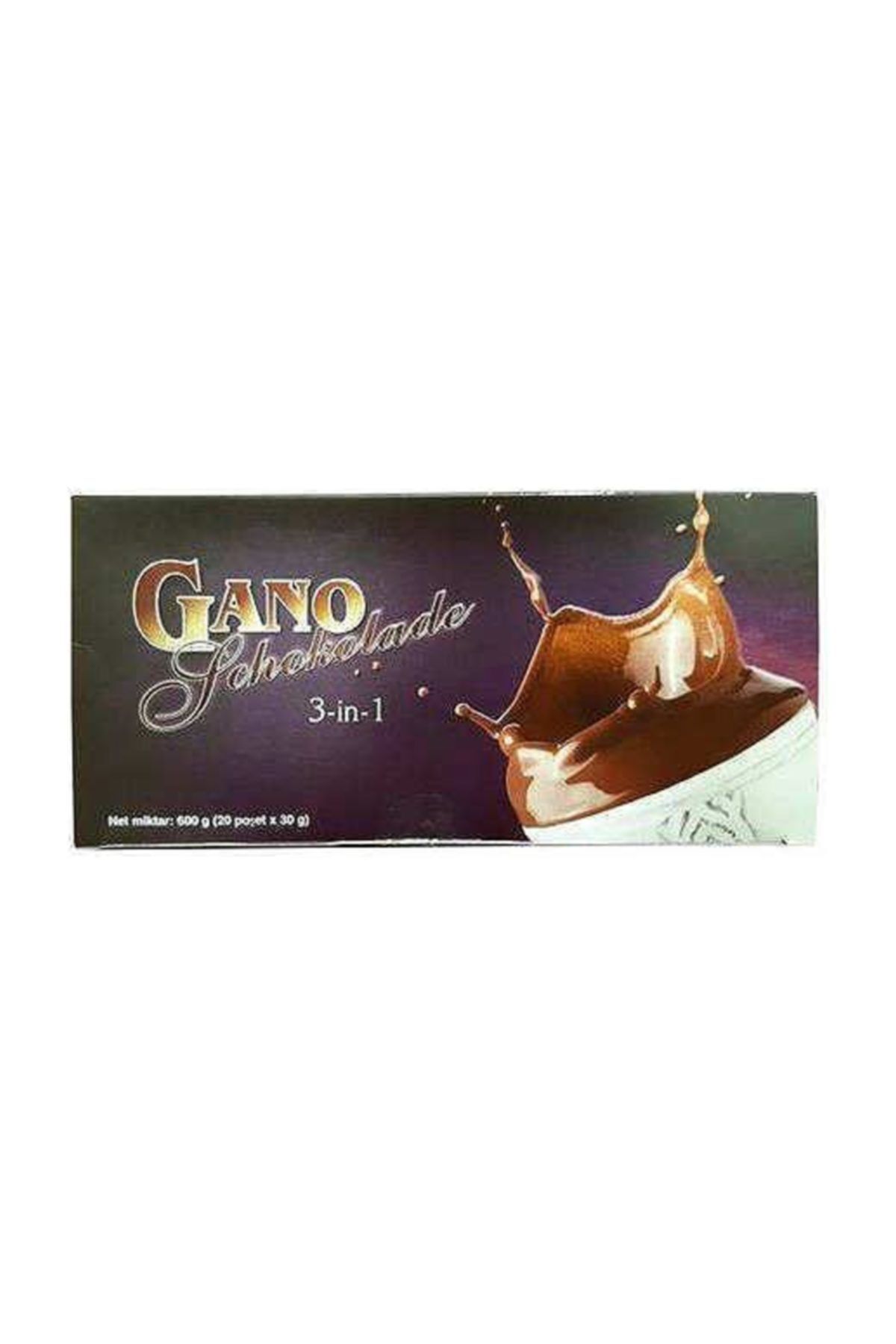Gano Schokolade 3 In 1 (600 gr.-20 Poşet)