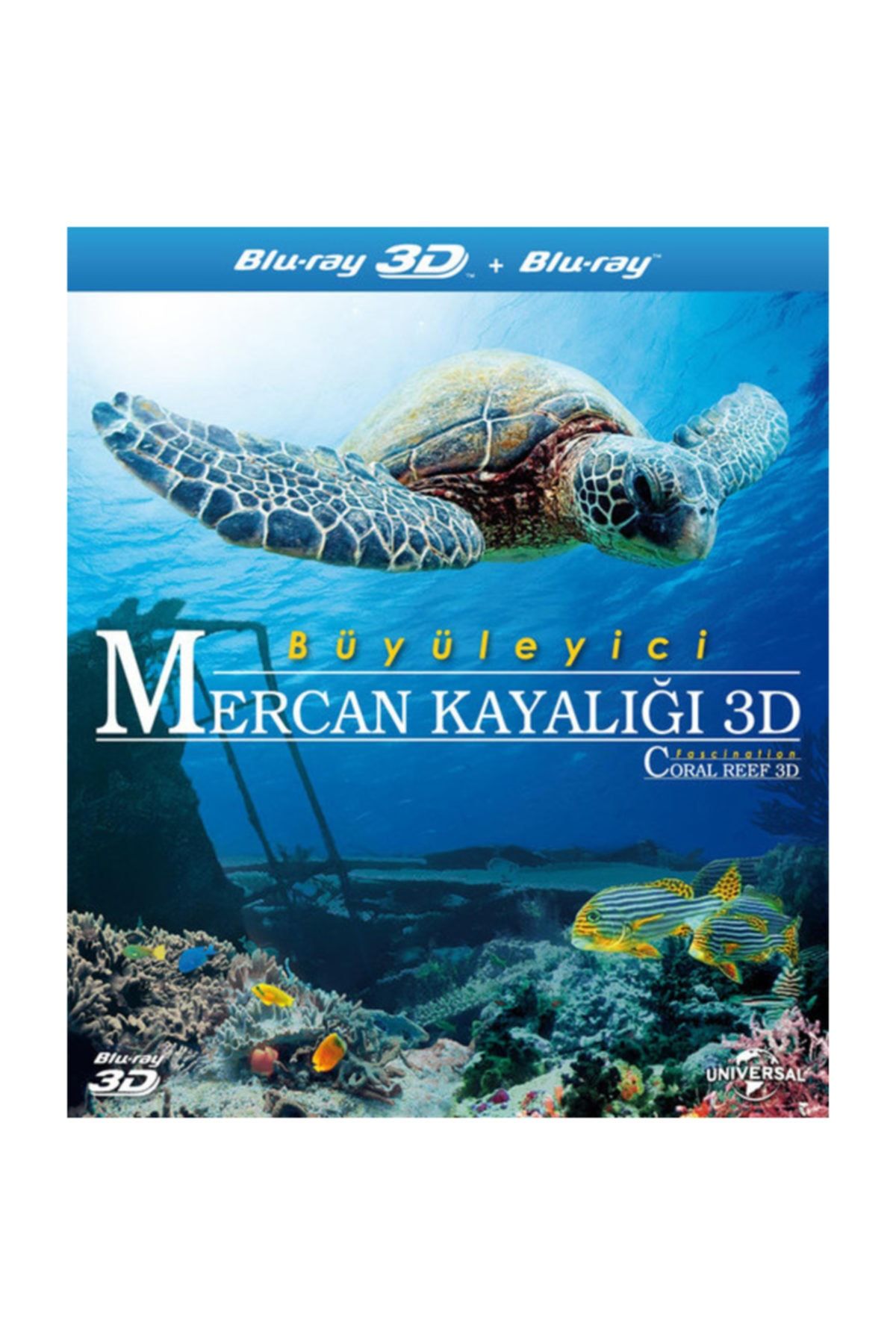 plakmarketi 3dblu Ray - Büyüleyici Mercan Kayalığı 3d