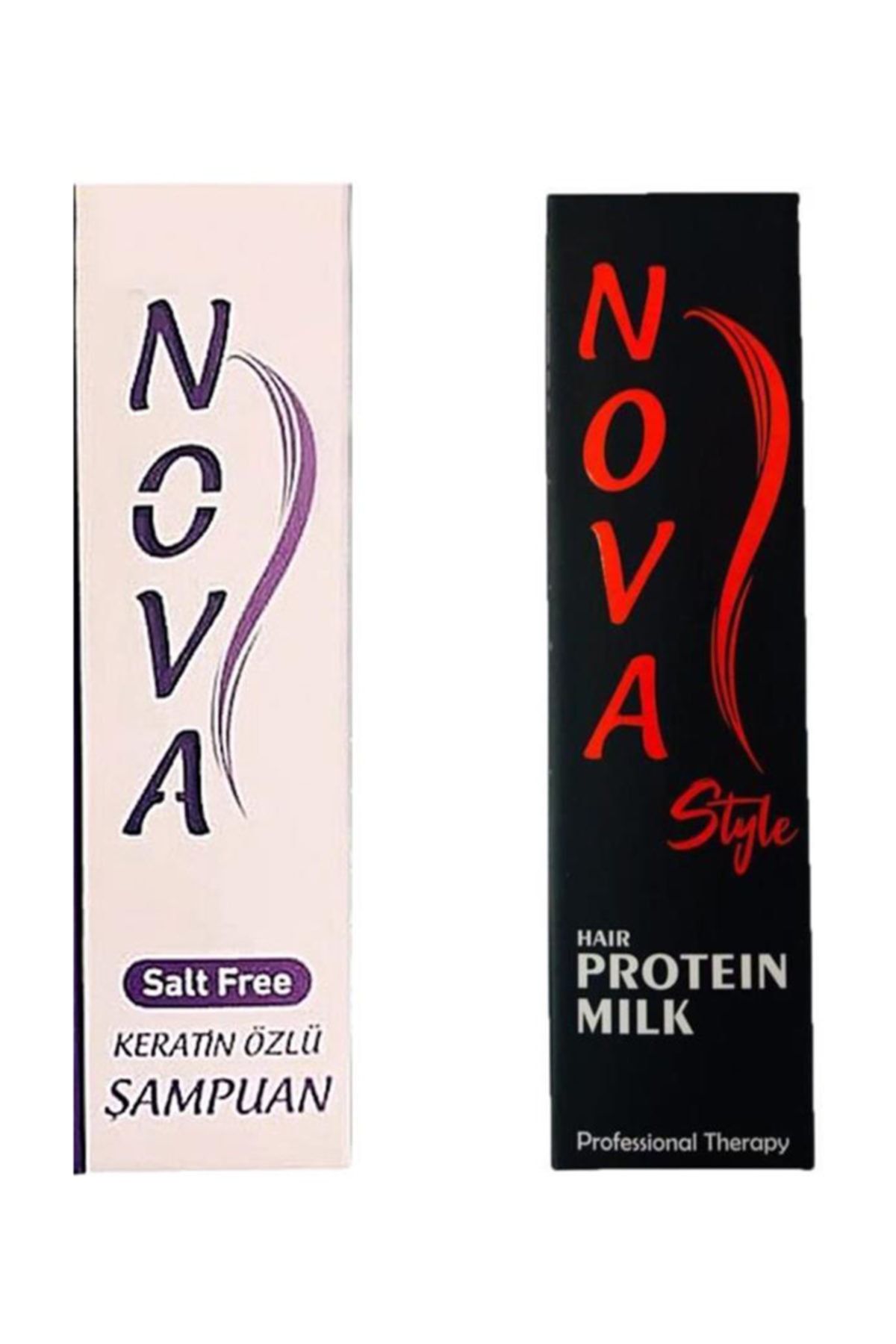 Nova Tuzsuz Keratin Özlü Şampuan 1000ml+ Protein Sütü 1000ml
