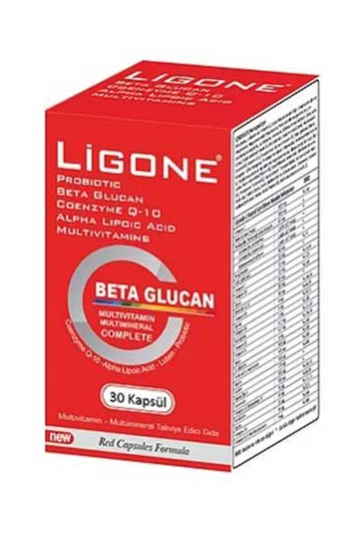 Ligone Beta-glucan Probiotic Multivitamin 30 Kapsül