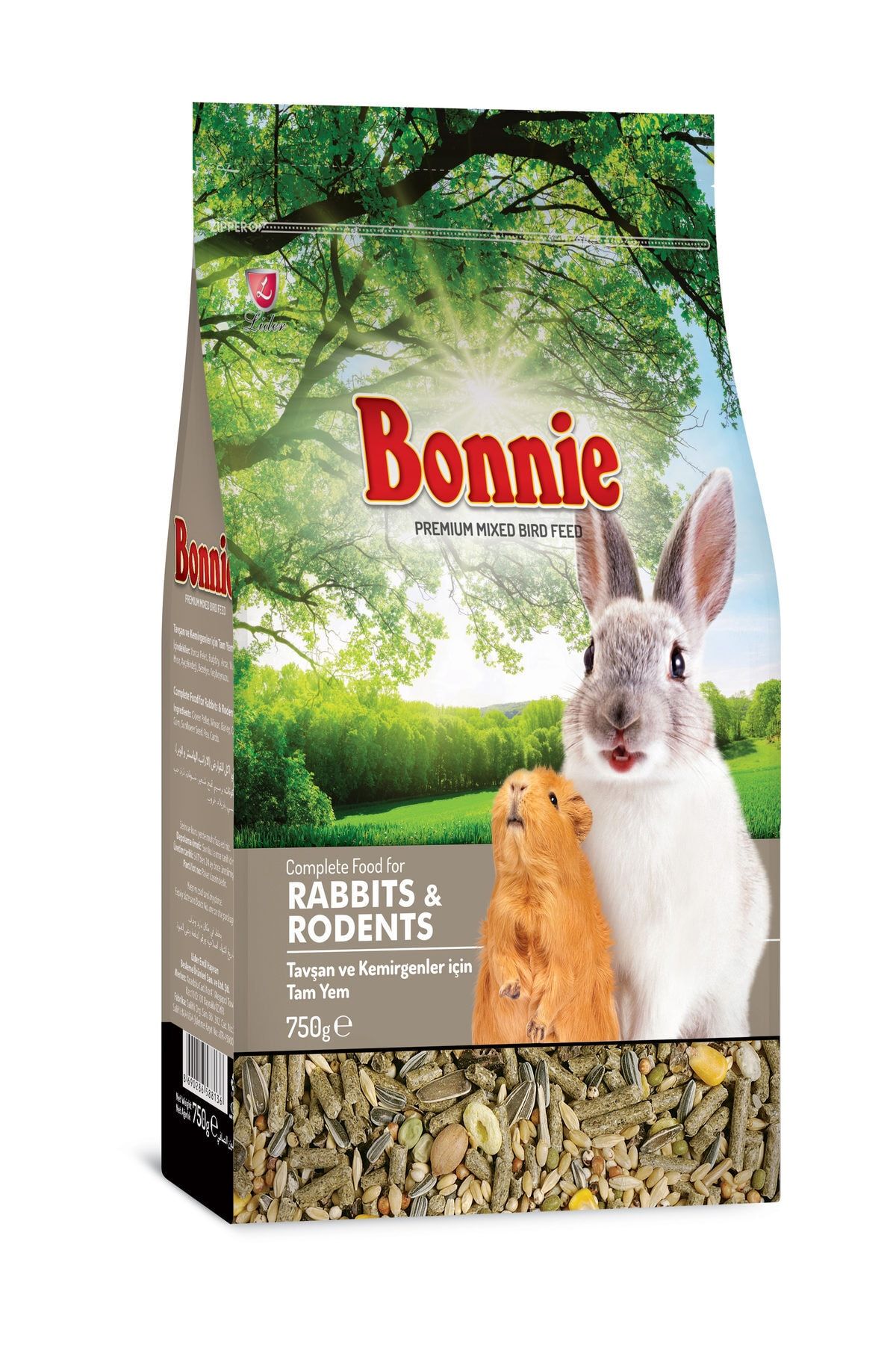 Bonnie Bonnie Tavşan Ve Kemirgen Yemi 750 G